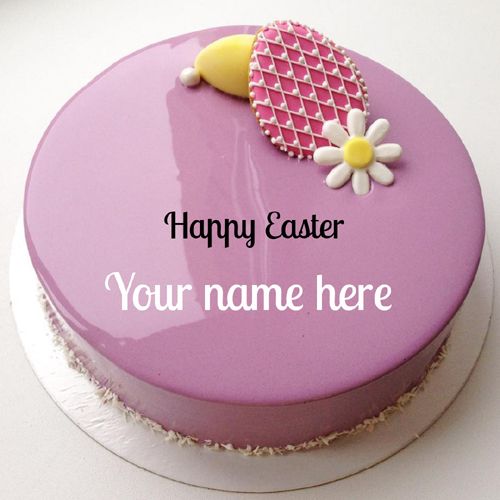 Write Name On Awesome Flower Birthday Cake